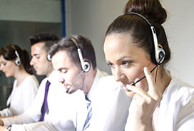外国人専門の不動産コールセンター「wagaya call 24」。現在11言語、24時間365日体制で対応している（画像提供／日本エイジェント）